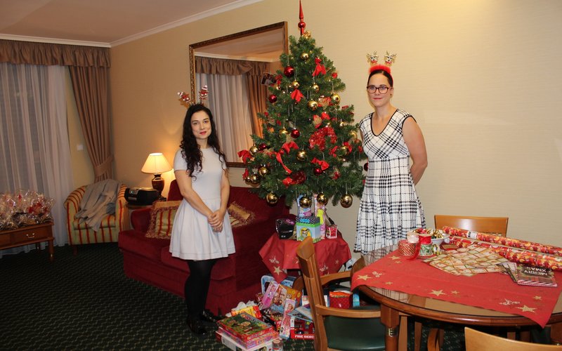 Christmas party in Mamaison Residence Downtown collected presents for the children’s home in Písek